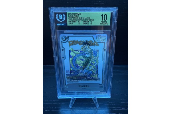 Son Goku World Top 8 Prize FB07-104 Graded BGS 10 Dragon Ball Fusion World Son Goku World Top 8 Prize FB07-104 Graded BGS 10 Dragon Ball Fusion World