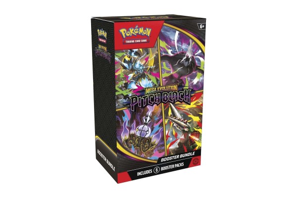 Pokémon TCG: Mega Evolution Pitch Black Booster Bundle (6 Packs)